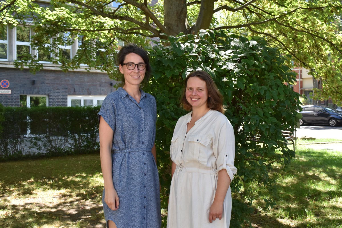 Tina Morgenroth und Klaudia Schölzel